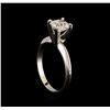 Image 4 : 1.03ct Diamond Solitaire Ring - 14KT White Gold