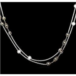 James Kurk 0.32ctw Diamond Necklace - 14KT White Gold