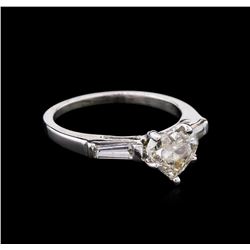 1.03ctw Heart Diamond Ring - Platinum