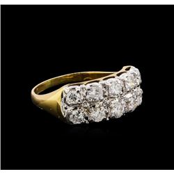 0.90ctw Diamond Ring - 14KT Two-Tone Gold