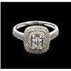 Image 2 : 1.51ctw Diamond Ring - 14KT White Gold