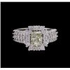 Image 2 : 1.90ctw Diamond Ring - 14KT White Gold