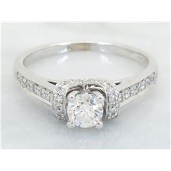 0.53ctw Diamond Ring - 18KT White Gold