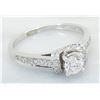 Image 2 : 0.53ctw Diamond Ring - 18KT White Gold