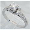 Image 5 : 0.53ctw Diamond Ring - 18KT White Gold