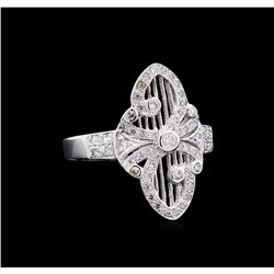 0.40ctw Diamond Ring - 18KT White Gold