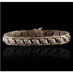 14KT Yellow Gold Diamond Bracelet