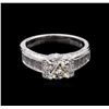 Image 2 : 1.51ctw Diamond Ring - 18KT White Gold