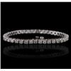 Image 2 : 14KT White Gold 4.47ctw Diamond Bracelet