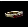 Image 1 : 3.48ctw Ruby Ring - 14KT Yellow Gold