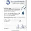 Image 3 : 50.95ctw Blue Sapphire and Diamond Necklace - 14KT White Gold