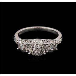 0.79ctw Diamond Ring - 14KT White Gold