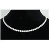 Image 2 : 20.50ctw Diamond Necklace - 18KT White Gold