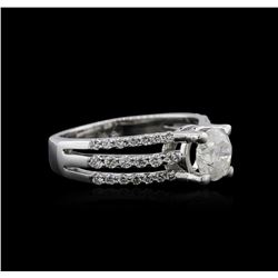 14KT White Gold 1.45ctw Diamond Ring