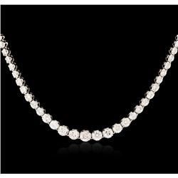 14KT White Gold 4.62ctw Diamond Necklace