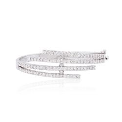 14KT White Gold 3.66ctw Diamond Bracelet