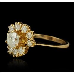 1.49ctw Diamond Ring - 18KT Yellow Gold