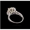 Image 3 : 1.92ctw Fancy Light Yellow Diamond Ring - 18KT White Gold