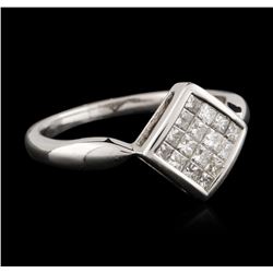 14KT White Gold 0.60ctw Diamond Ring