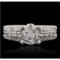 14KT White Gold 1.87ctw Diamond Ring