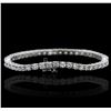 Image 2 : 14KT White Gold 8.02ctw Diamond Bracelet