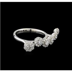 0.88ctw Diamond Ring - 14KT White Gold