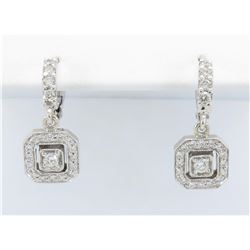 Penny Preville 0.25ctw Diamond Earrings - 18KT White Gold