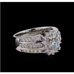 2.08ctw Diamond Ring - 14KT White Gold