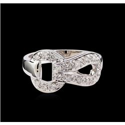 0.35ctw Diamond Ring - 18KT White Gold