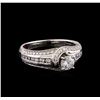 Image 1 : 1.00ctw Diamond Ring - 14KT White Gold