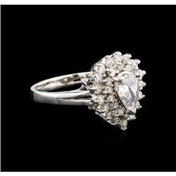 1.42ctw Diamond Ring - 14KT White Gold