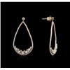 Image 2 : 14KT Rose Gold 2.55ctw Diamond Earrings