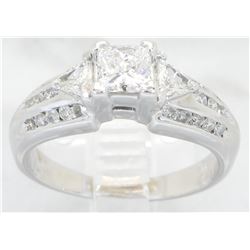 0.94ctw Diamond Ring - 14KT White Gold