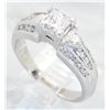 Image 2 : 0.94ctw Diamond Ring - 14KT White Gold