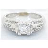 Image 4 : 0.94ctw Diamond Ring - 14KT White Gold