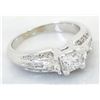 Image 6 : 0.94ctw Diamond Ring - 14KT White Gold