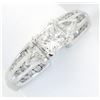 Image 9 : 0.94ctw Diamond Ring - 14KT White Gold