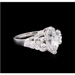 1.56ctw Diamond Ring - 14KT White Gold