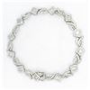 Image 3 : 3.63ctw Diamond Bracelet - 18KT White Gold
