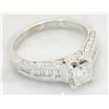 Image 3 : GIA Cert 0.93ctw Diamond Ring - 14KT White Gold