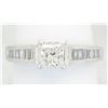 Image 5 : GIA Cert 0.93ctw Diamond Ring - 14KT White Gold