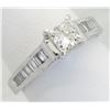 Image 7 : GIA Cert 0.93ctw Diamond Ring - 14KT White Gold