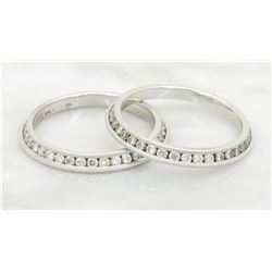 1.00ctw Diamond Bands - 18KT White Gold