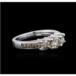 14KT White Gold 1.38ctw Diamond Ring