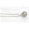 Image 1 : 0.30ctw Diamond Pendant - 14KT White Gold