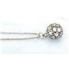 Image 2 : 0.30ctw Diamond Pendant - 14KT White Gold