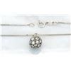 Image 3 : 0.30ctw Diamond Pendant - 14KT White Gold