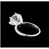 Image 3 : GIA Cert 5.50ctw Diamond Ring - 14KT White Gold