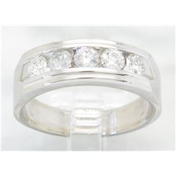 0.92ctw Diamond Band - 14KT White Gold