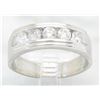 Image 1 : 0.92ctw Diamond Band - 14KT White Gold